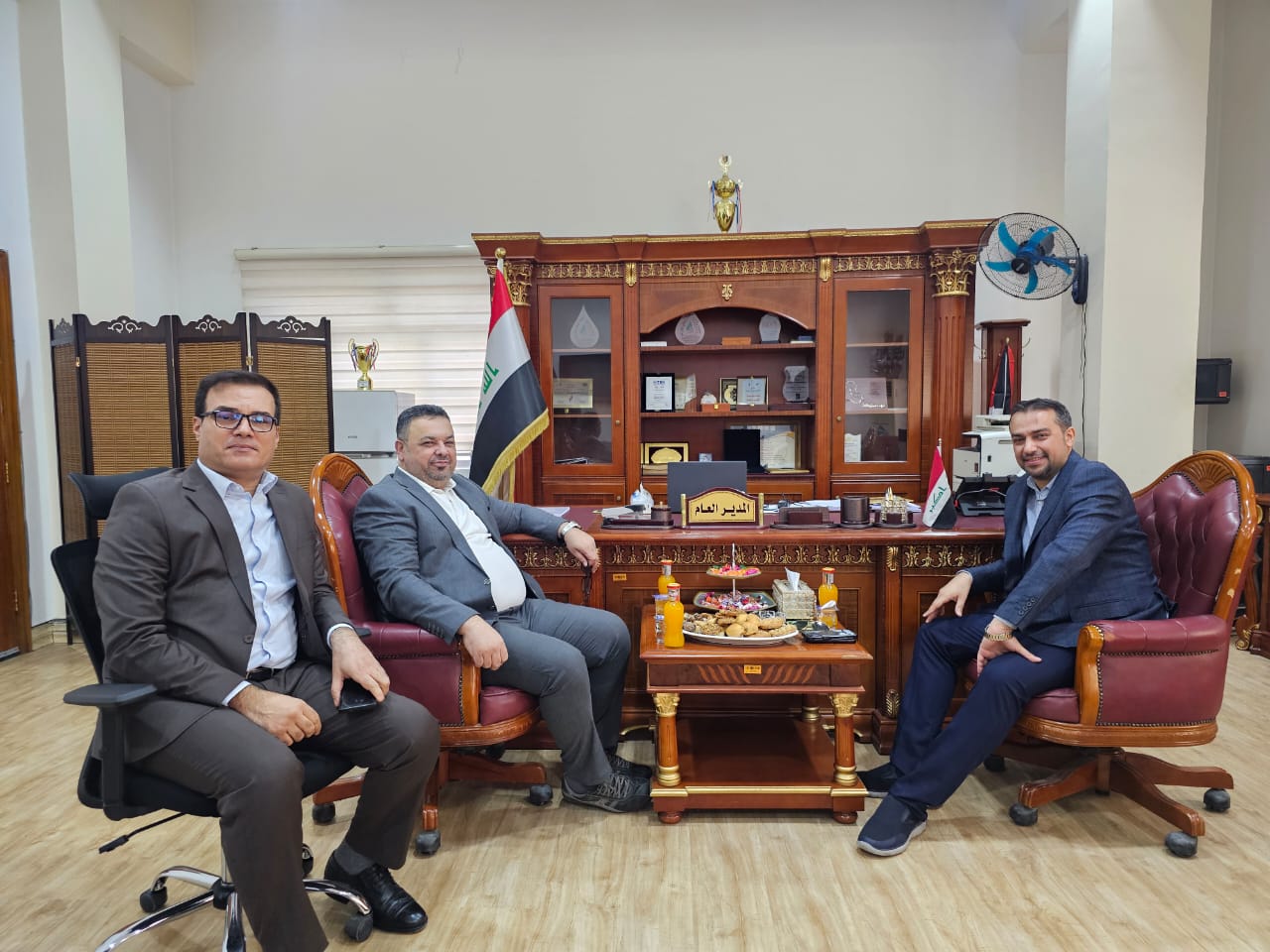 في اطار لتعاون المشترك بين الشركات العامة ،زار المهندس علي ياسين مدير عام الشركة العامة للاتصالات والمعلوماتية .شركة السلام العامة